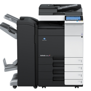 Konica Minolta Bizhub C364e Includes Saddle Stitch Finisher – Used